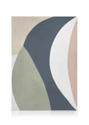 Soft Shapes No2 Canvas print
