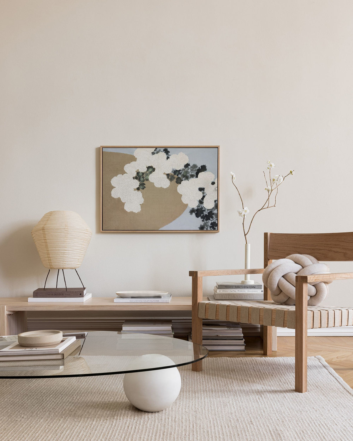 Kamisaka Sekka - Flowers of a Hundred Worlds Canvas print
