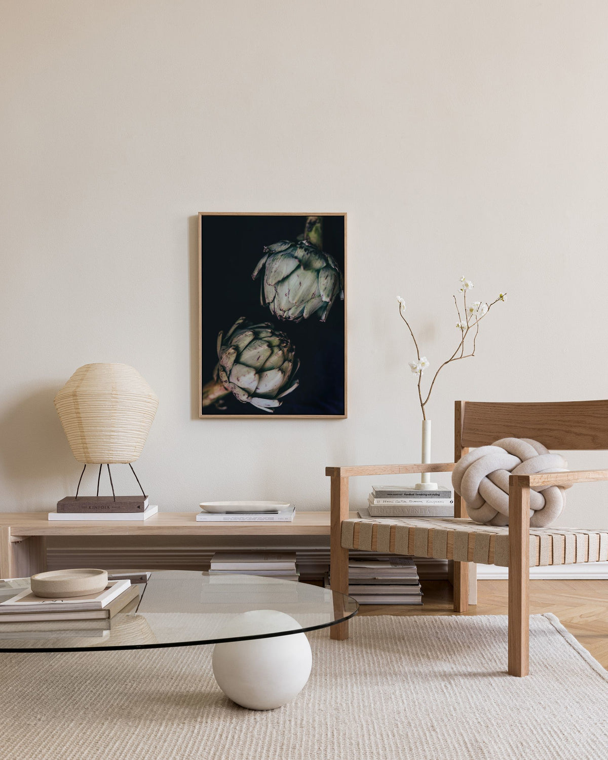 Artichokes Canvas print