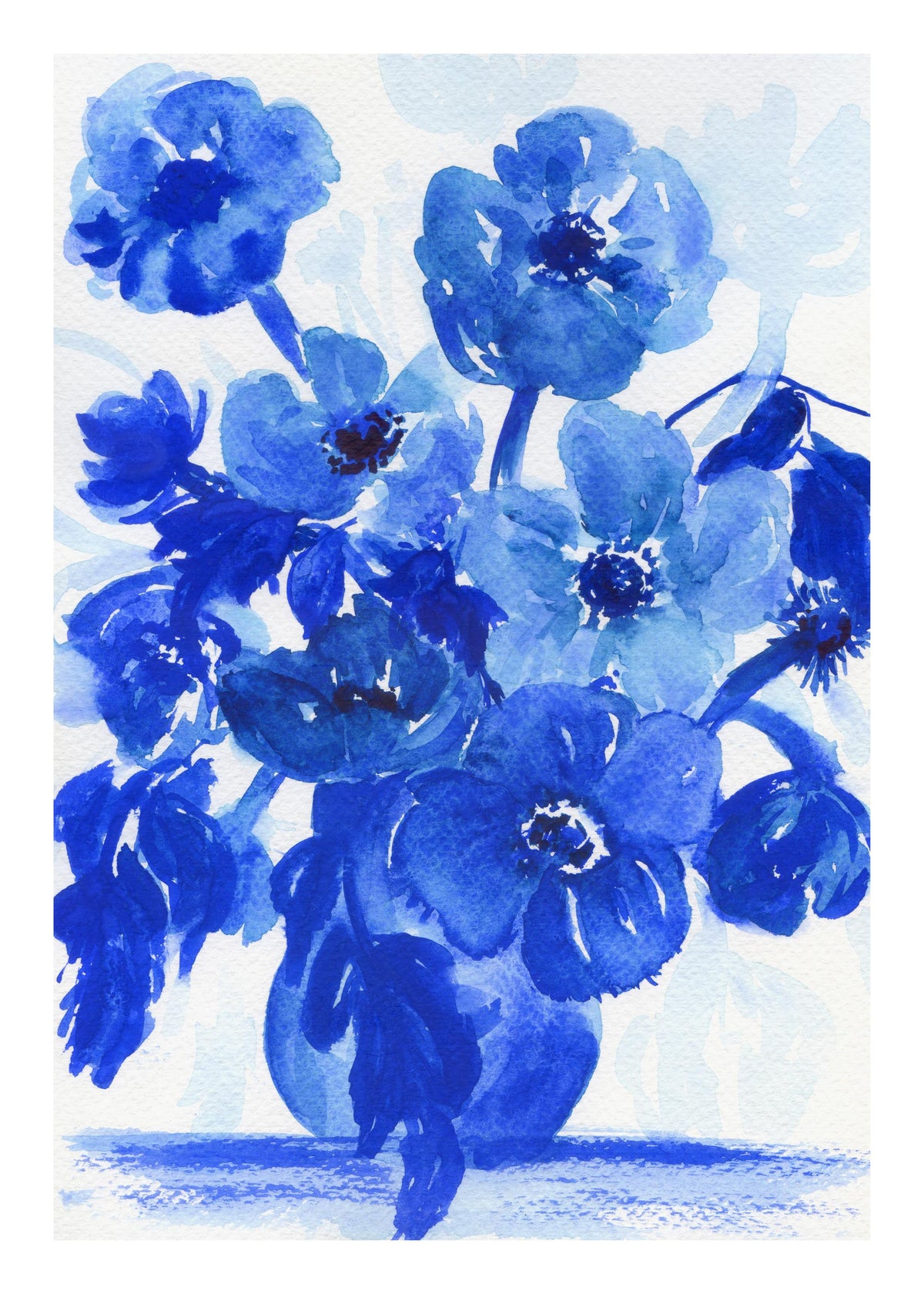 Blue Still Life Print