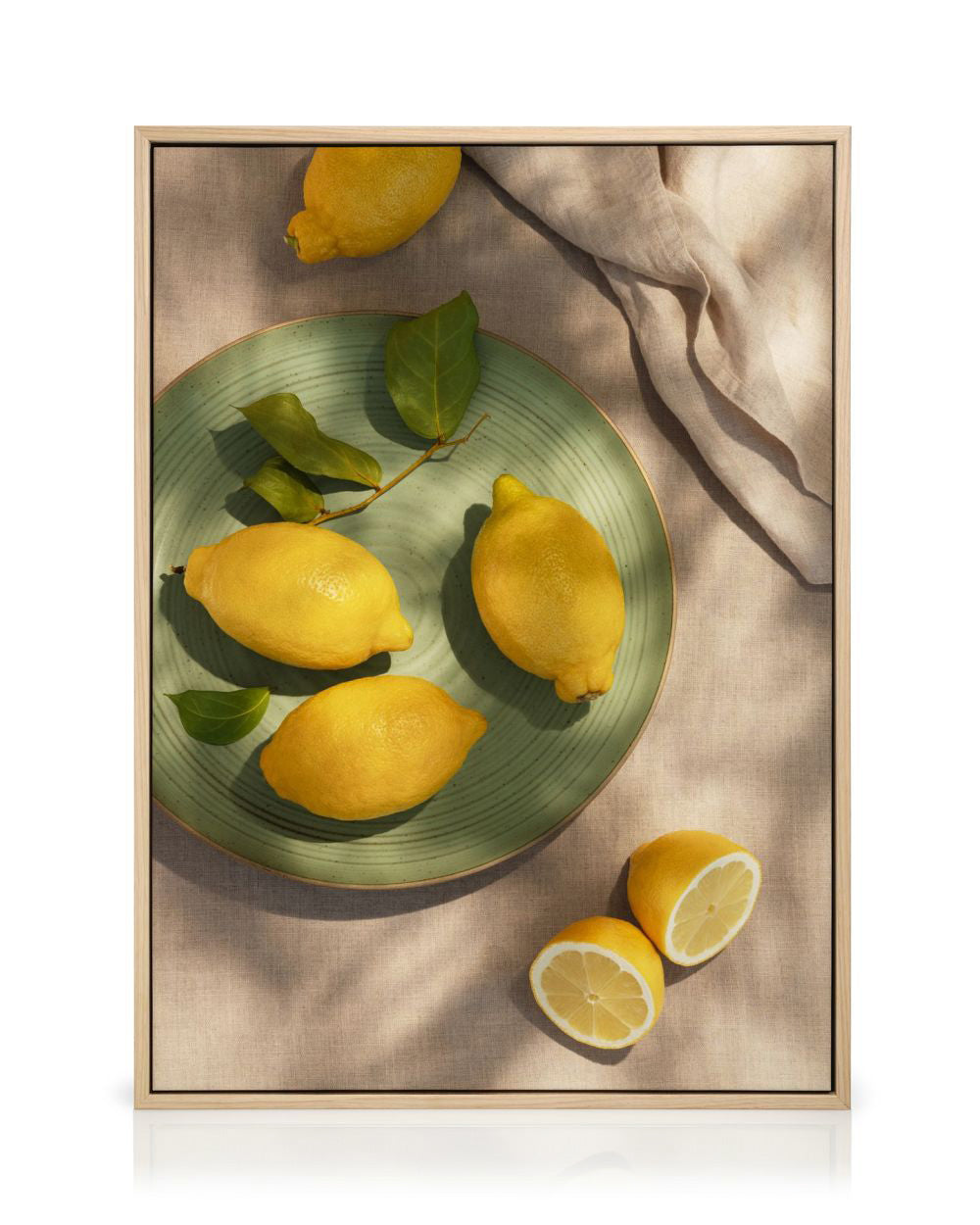 Sun-Ripened Lemons Canvas print