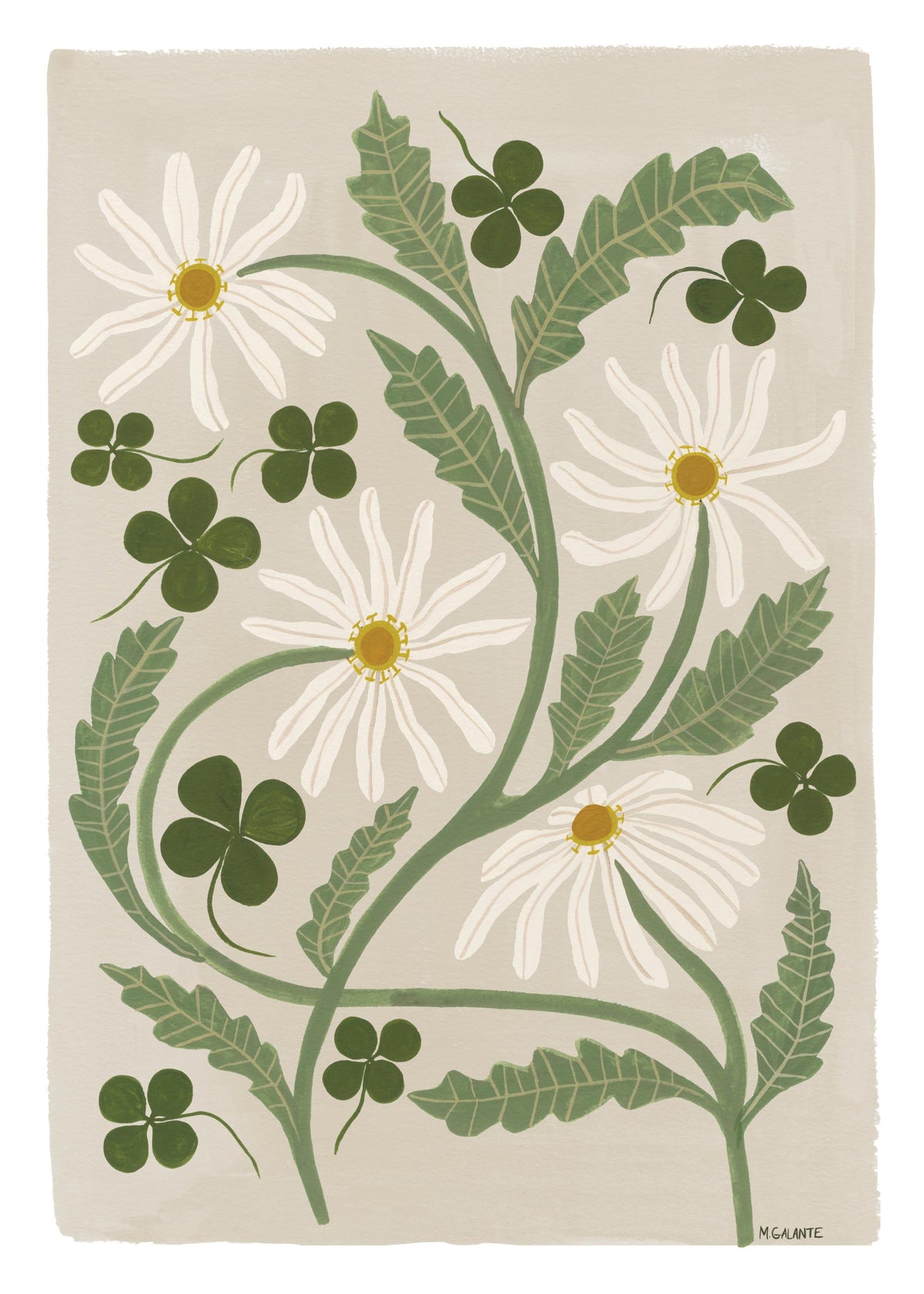 Megan Galante - Clover Floral Print
