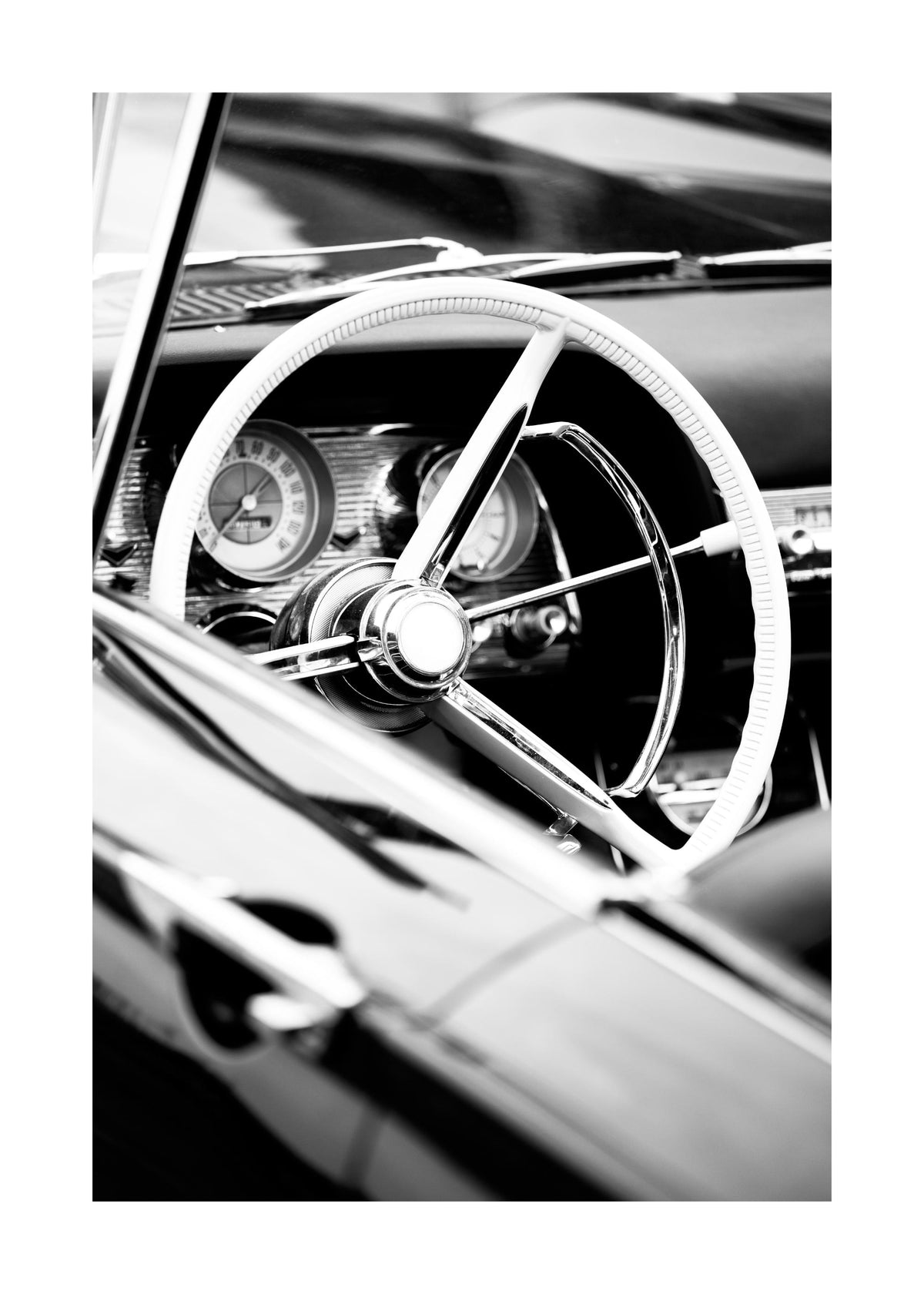 Vintage Cabriolet Car Print