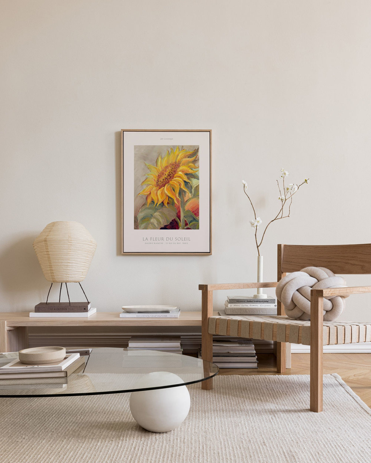 The Sunflower Canvas print
