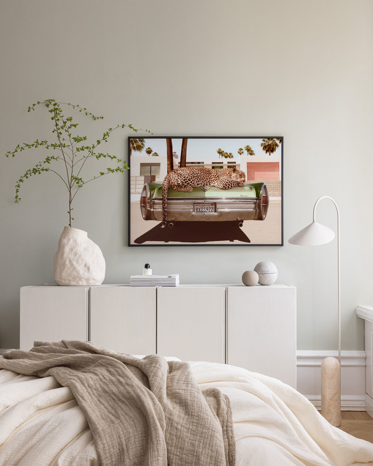 Chilling Leopard Canvas