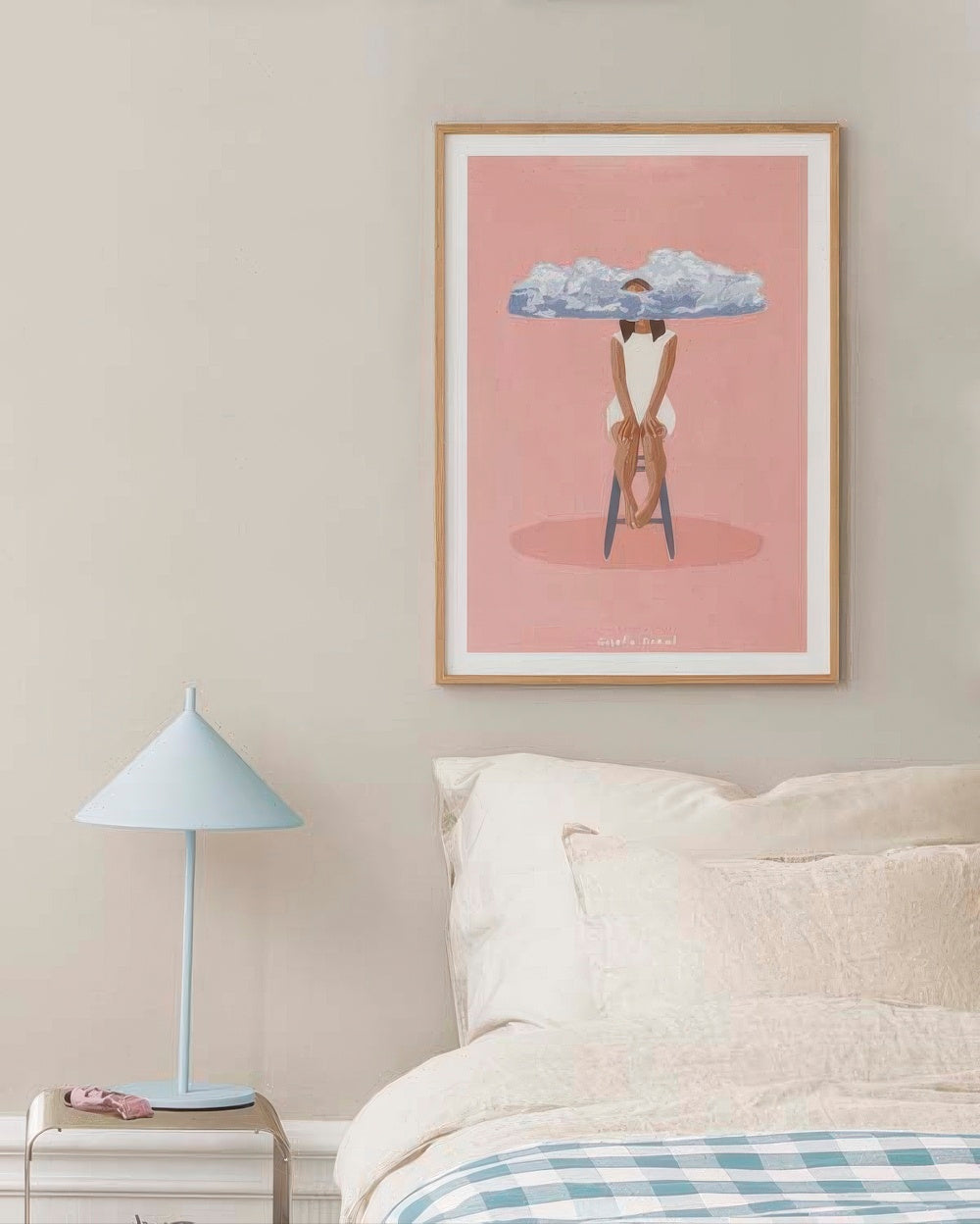 Giselle Dekel – Pink Meditation Print