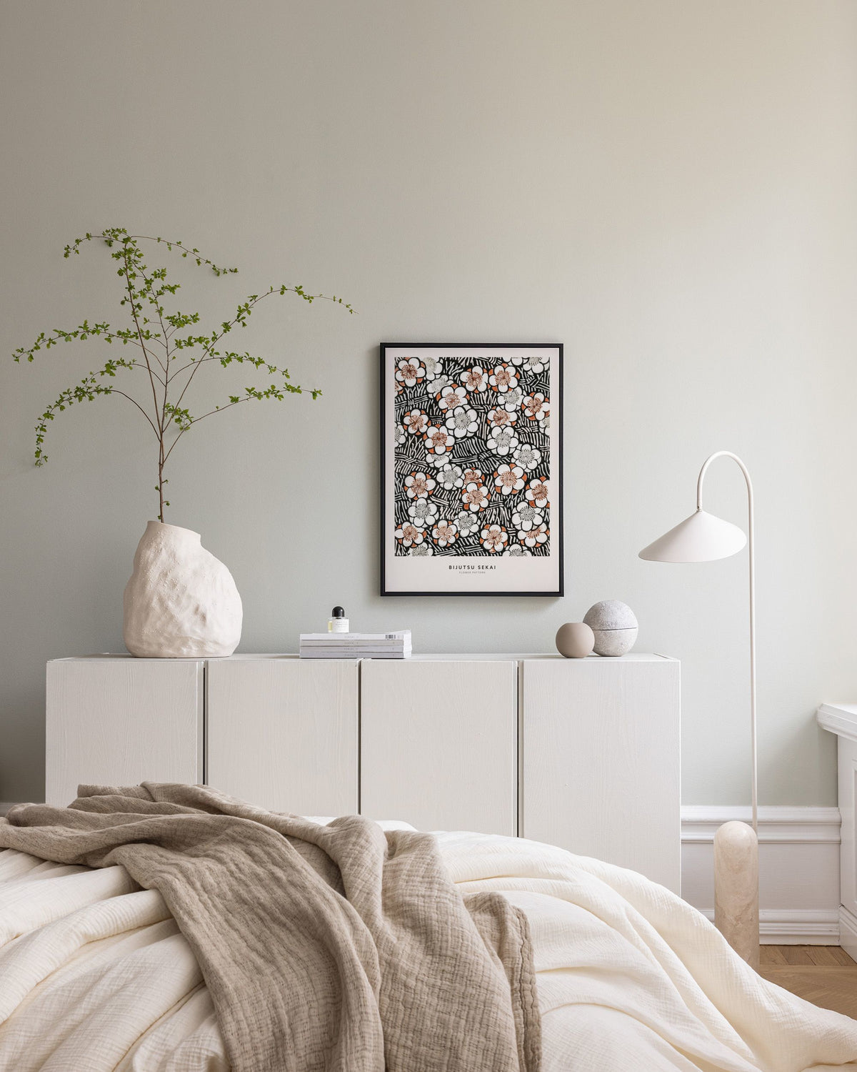 Watanabe Seitei - Floral Pattern Canvas print