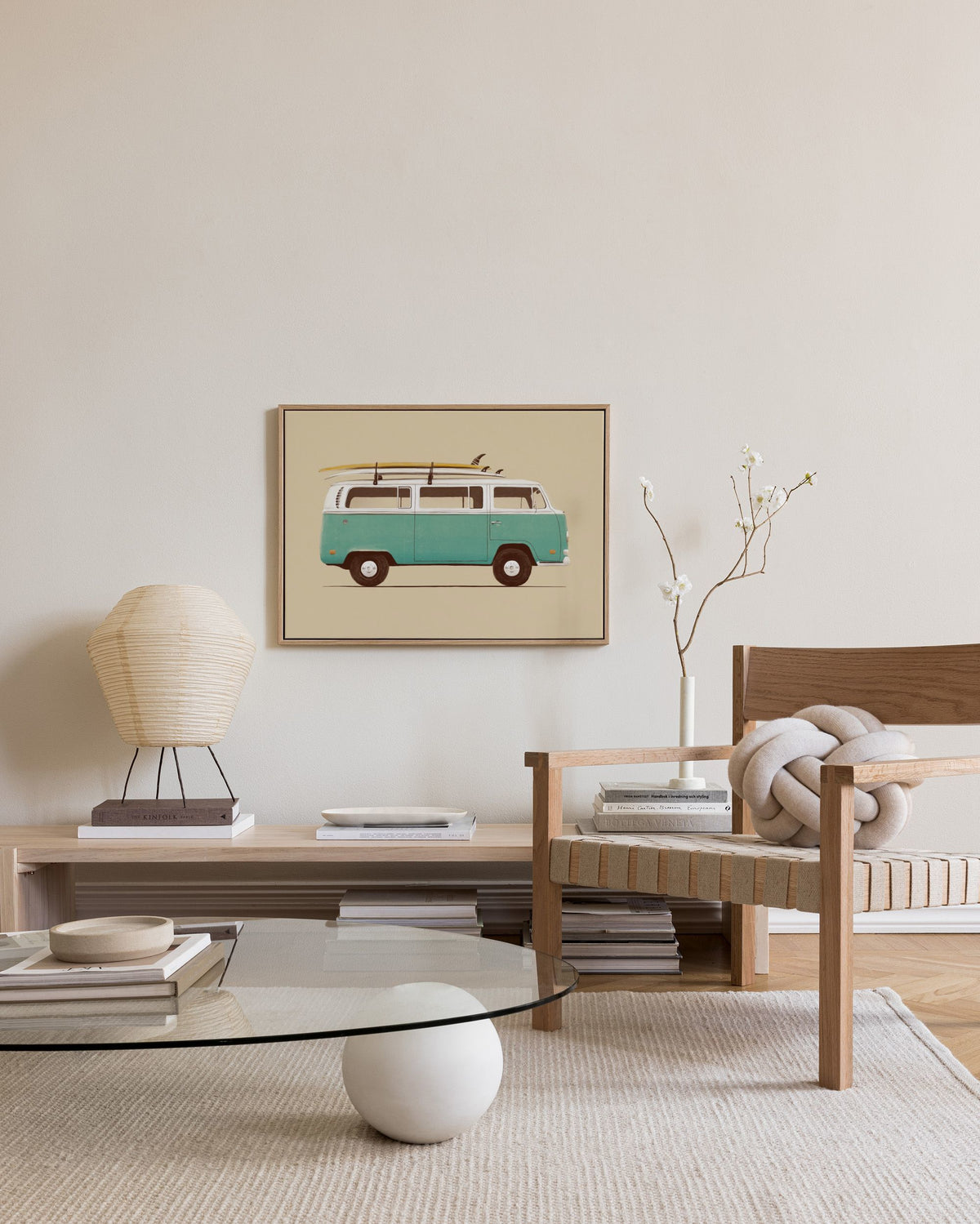 Florent Bodart - Blue Van Canvas print