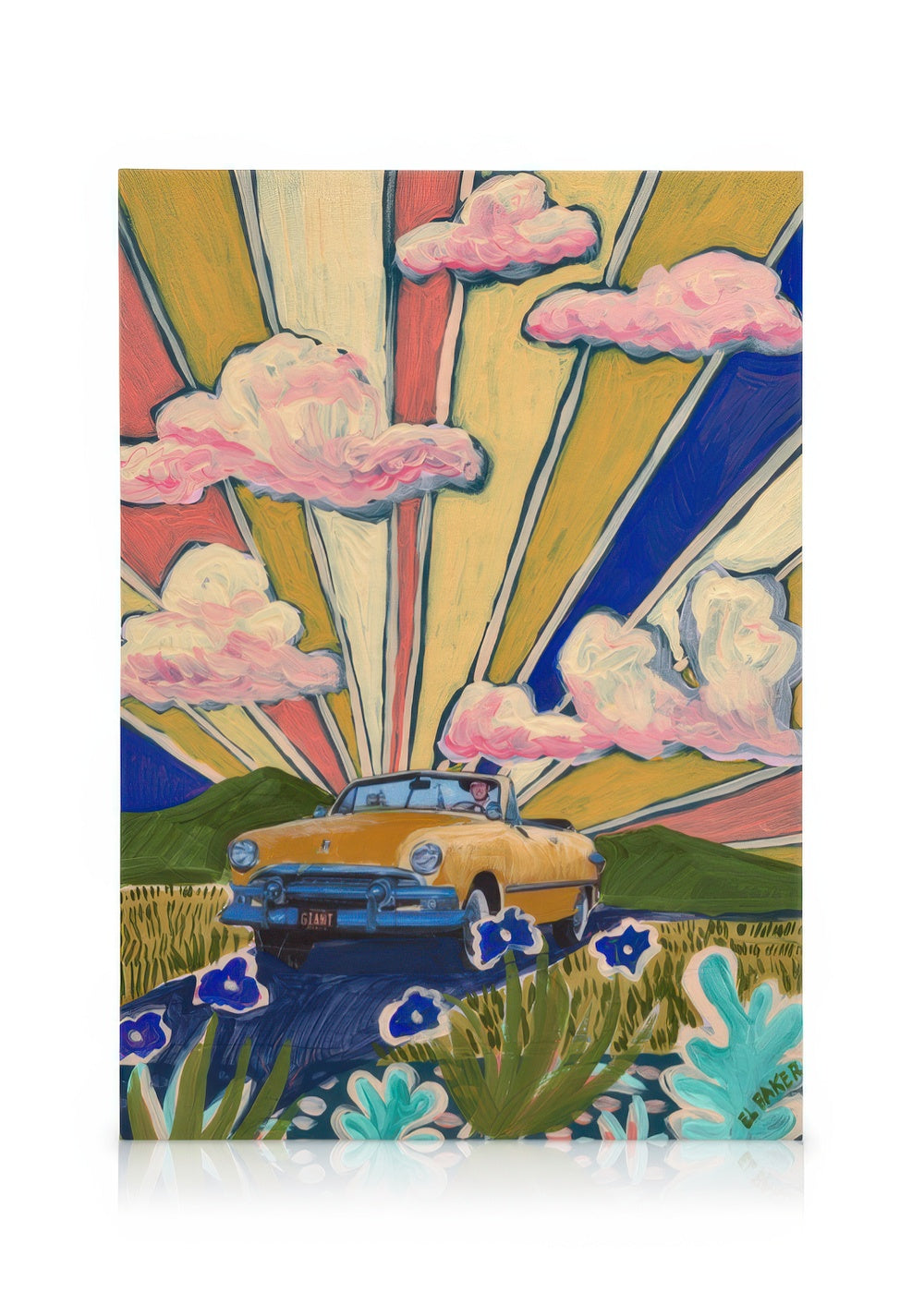 Eleanor Baker - Sunrise Ride Canvas print