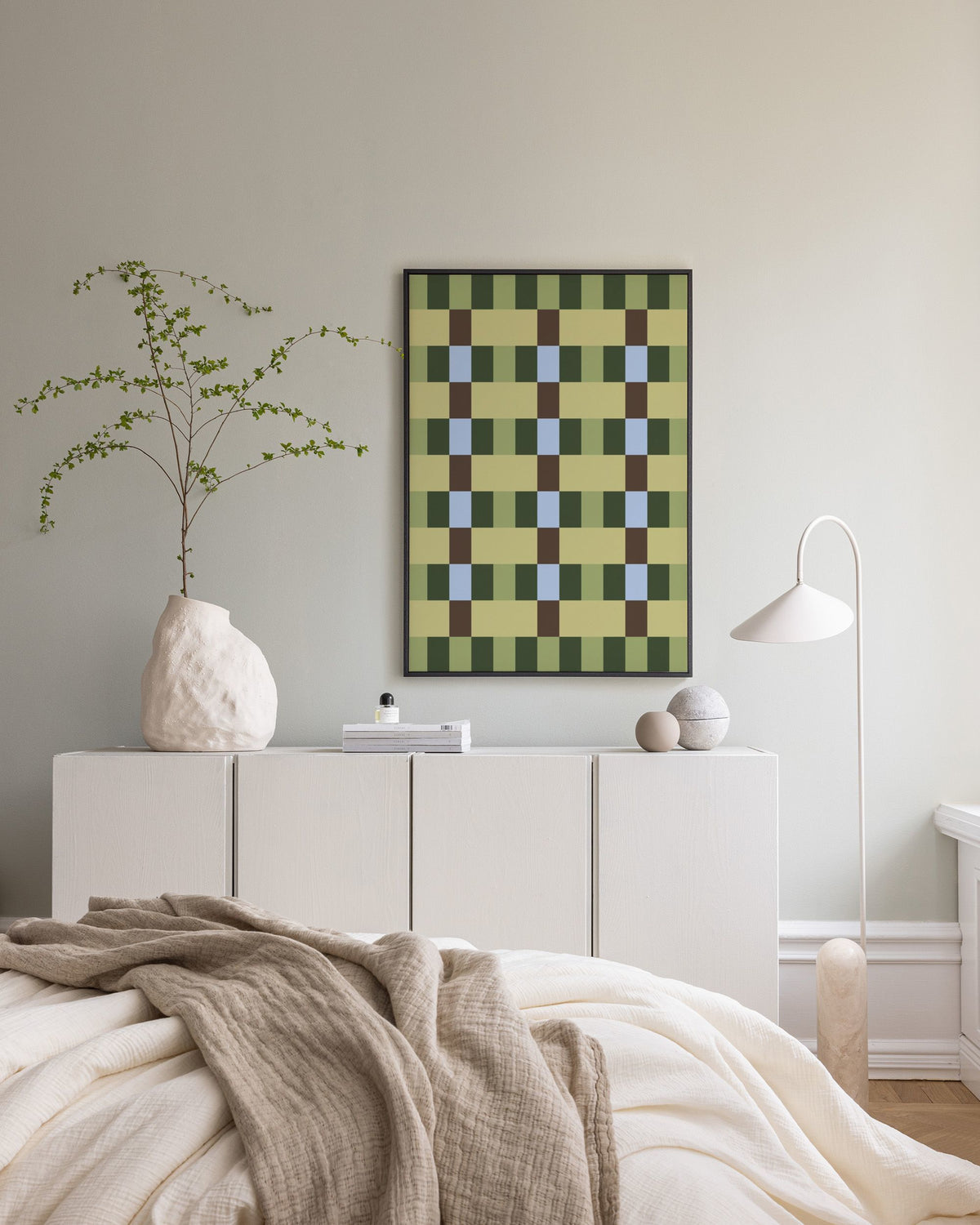 Green Pattern Canvas print