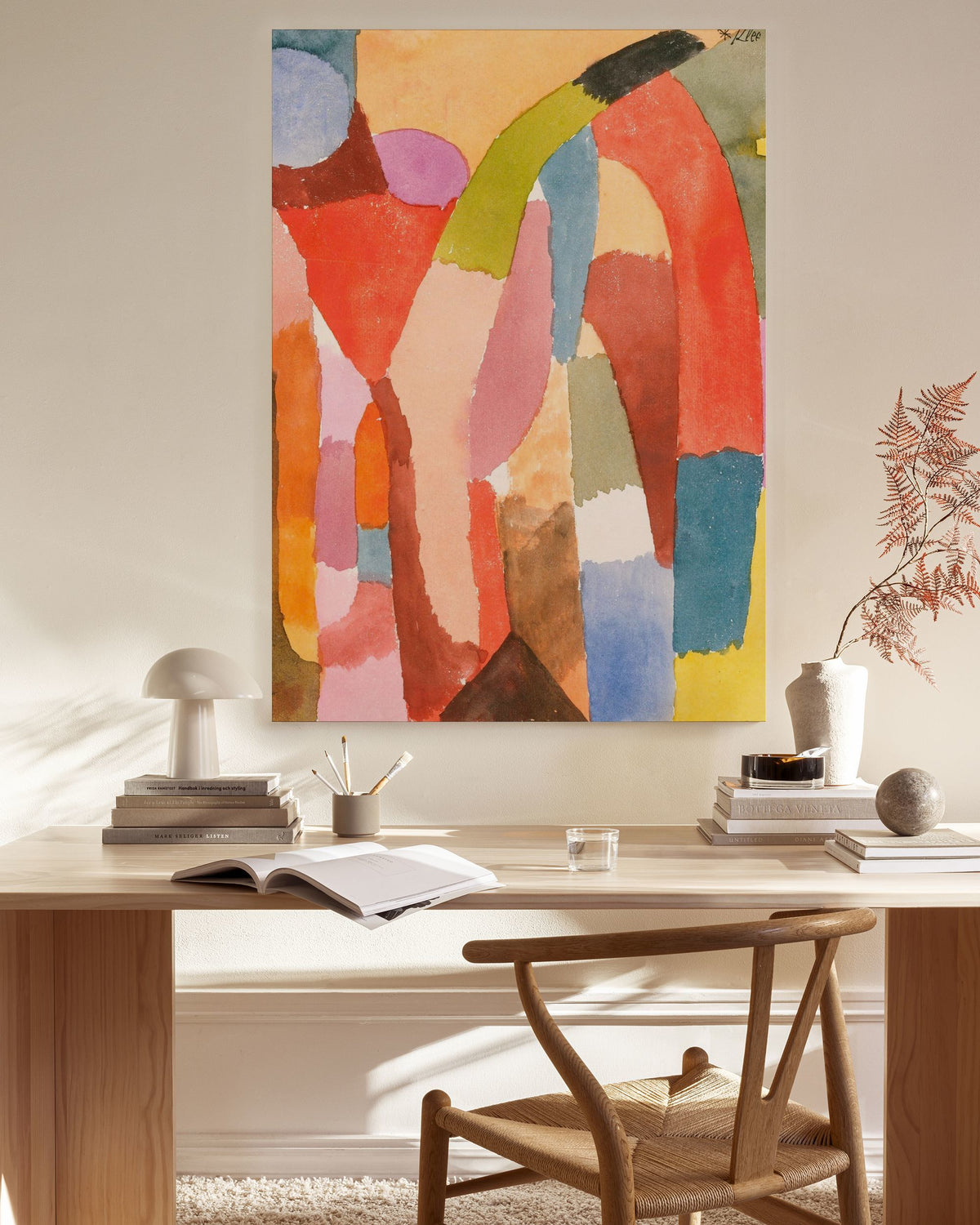 Paul Klee - Movement of Vaulted Chambers Canvas print