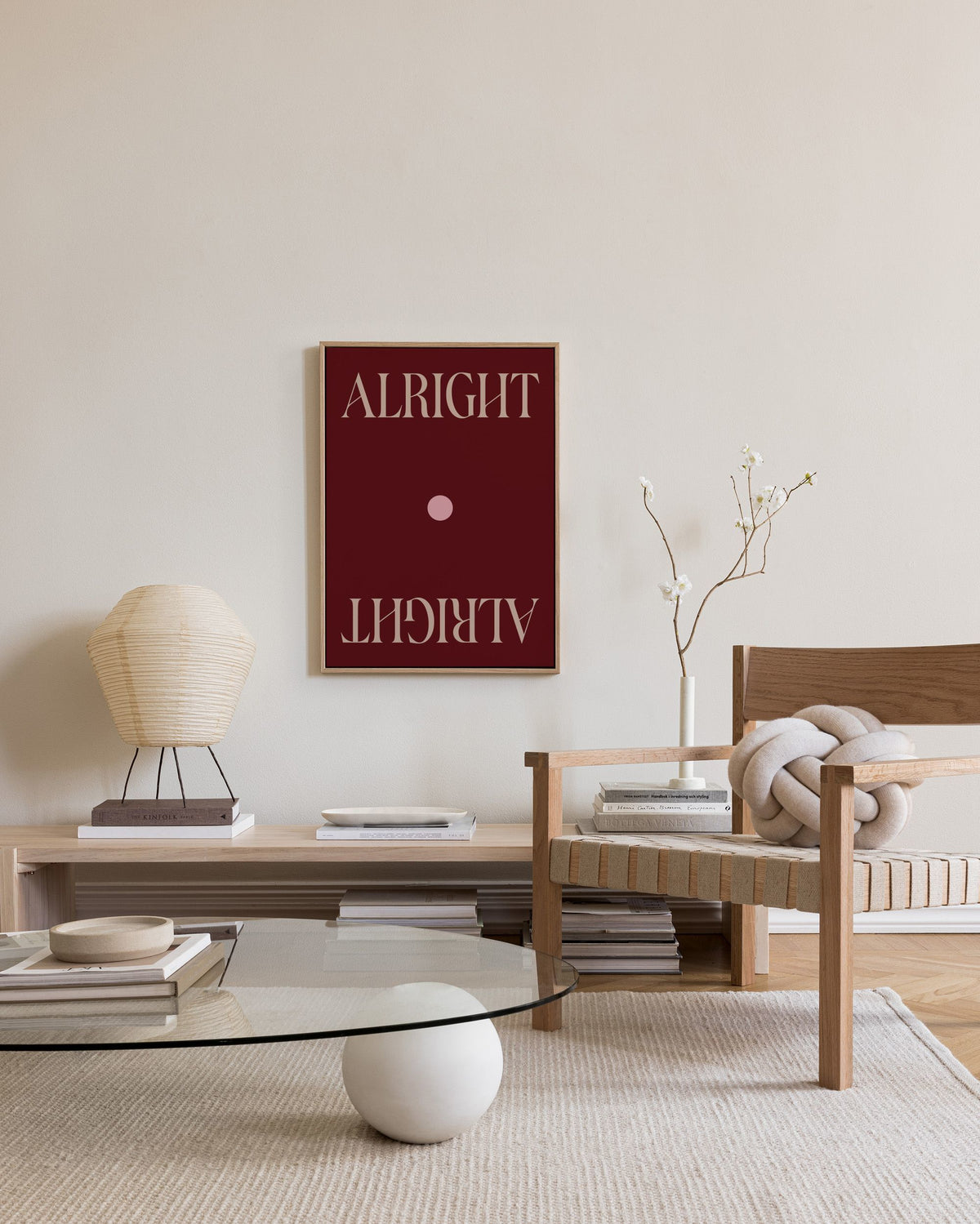 Alright Canvas print