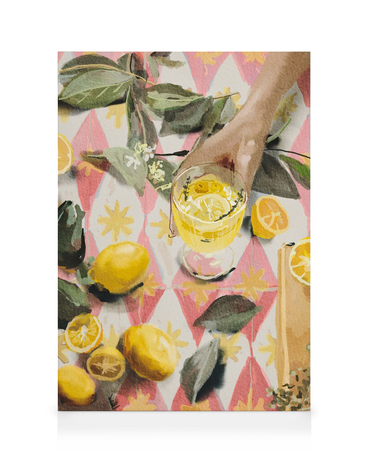 Ekaterina - Zagorska - Lemon Cocktail Canvas print