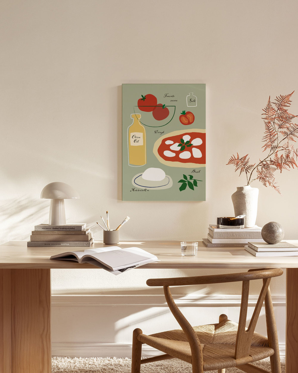 Margherita Canvas print