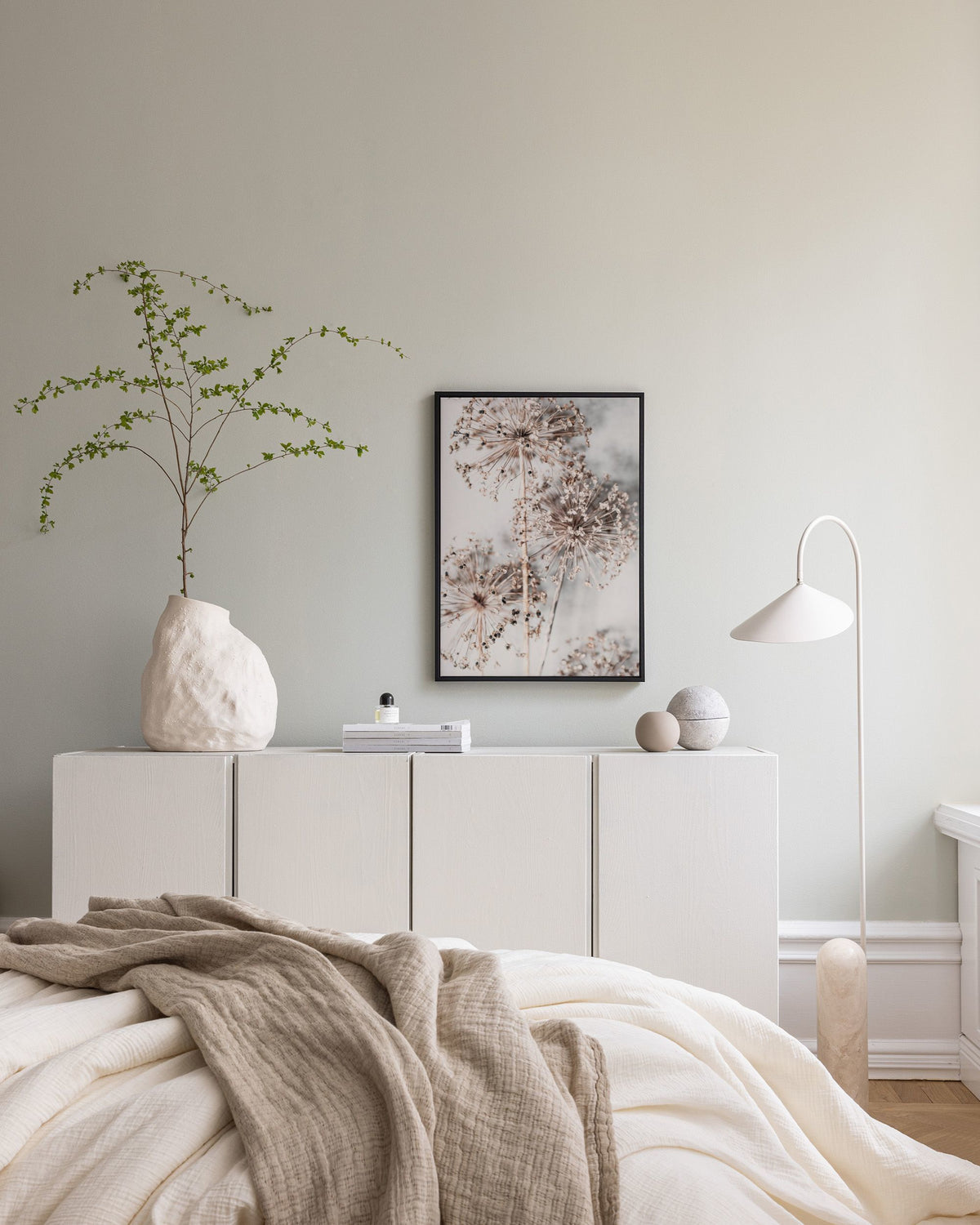 Autumn Allium Canvas print