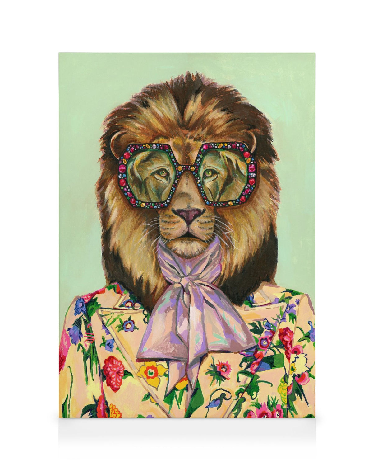 Heather Perry - Artsy Lion Canvas print