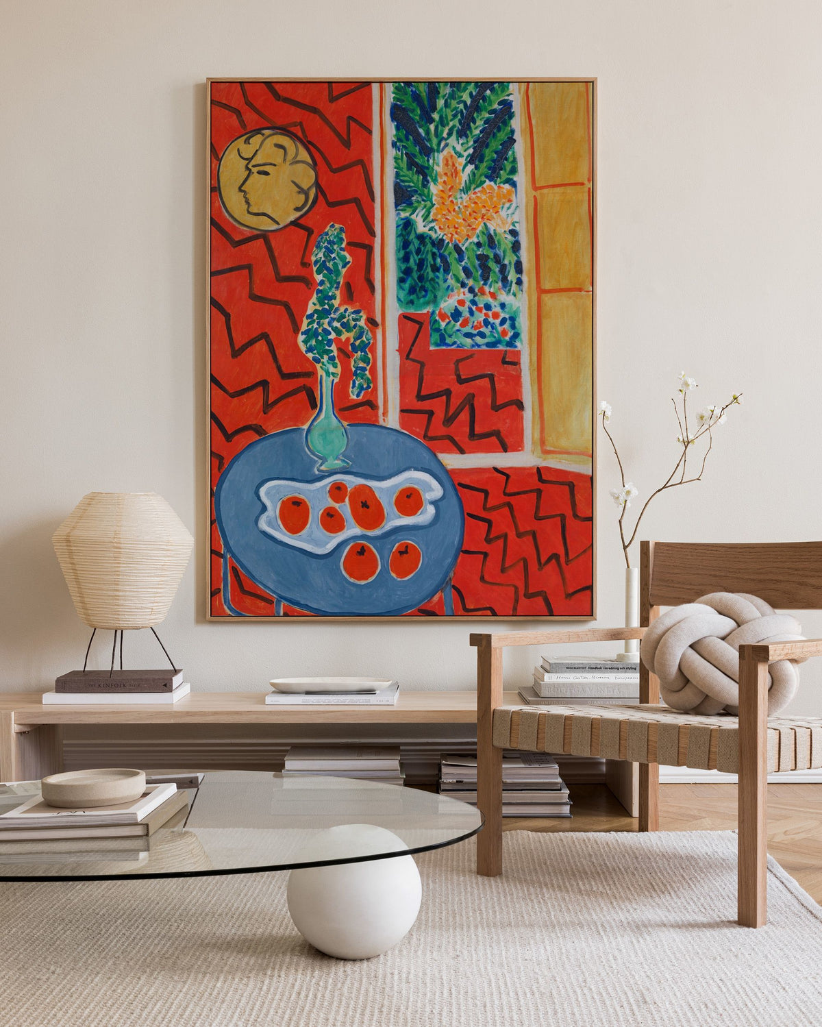 Matisse - Red Interior, Still Life on a Blue Table Canvas print