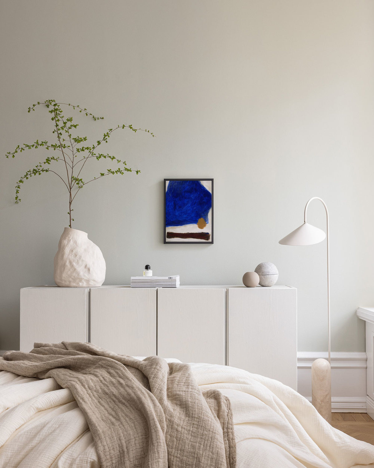 Bold Blue Canvas print