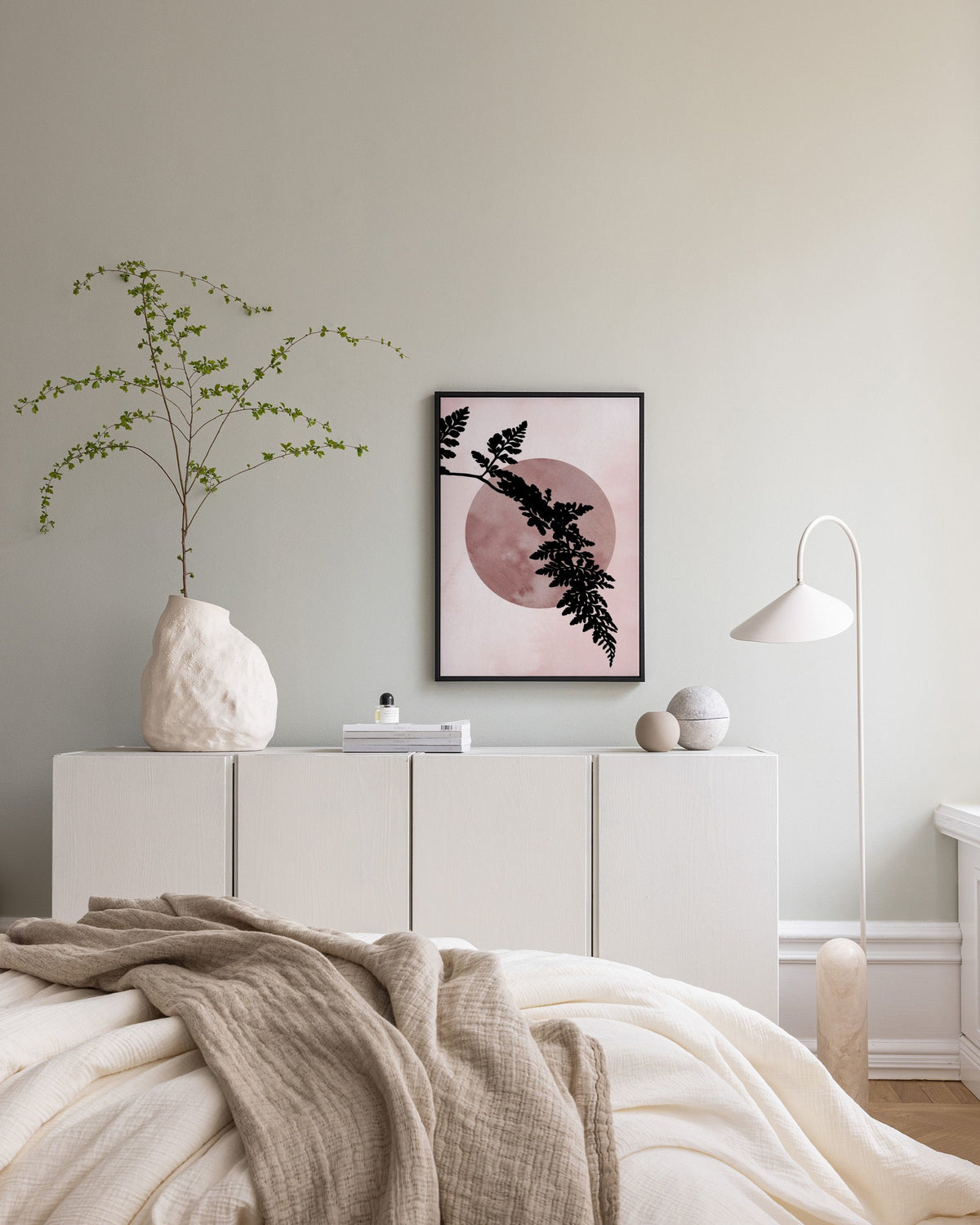 Fern Silhousette Canvas print