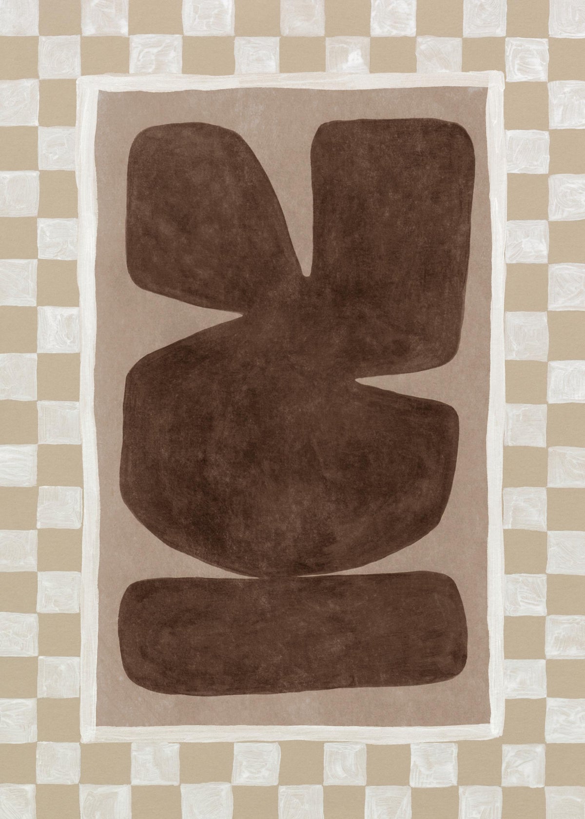 Checkered Abstract Print