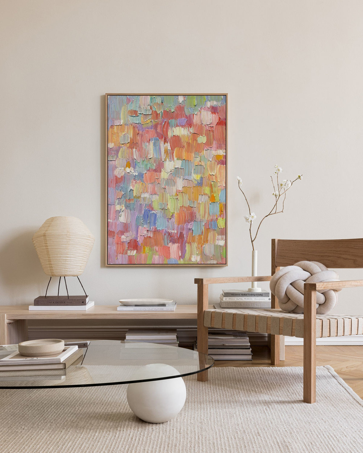 Colorful Strokes Canvas print