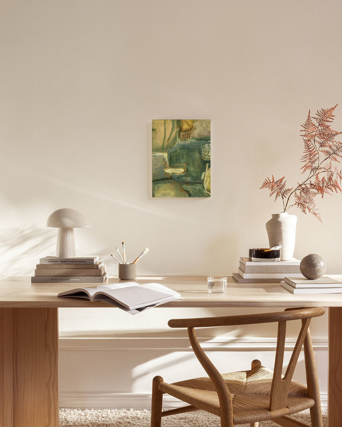 Abstract Greenscape Canvas print