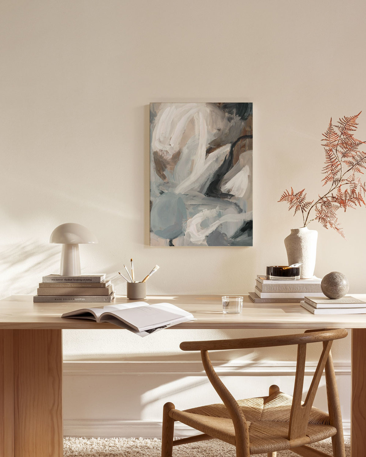 Tranquil Teal No2 Canvas print