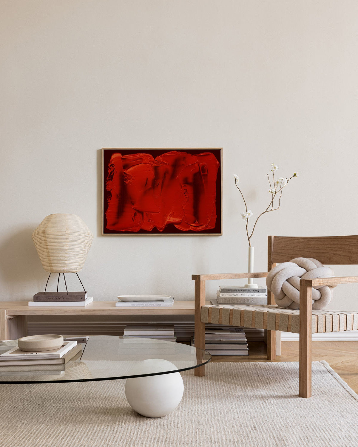 Body of Red Canvas print