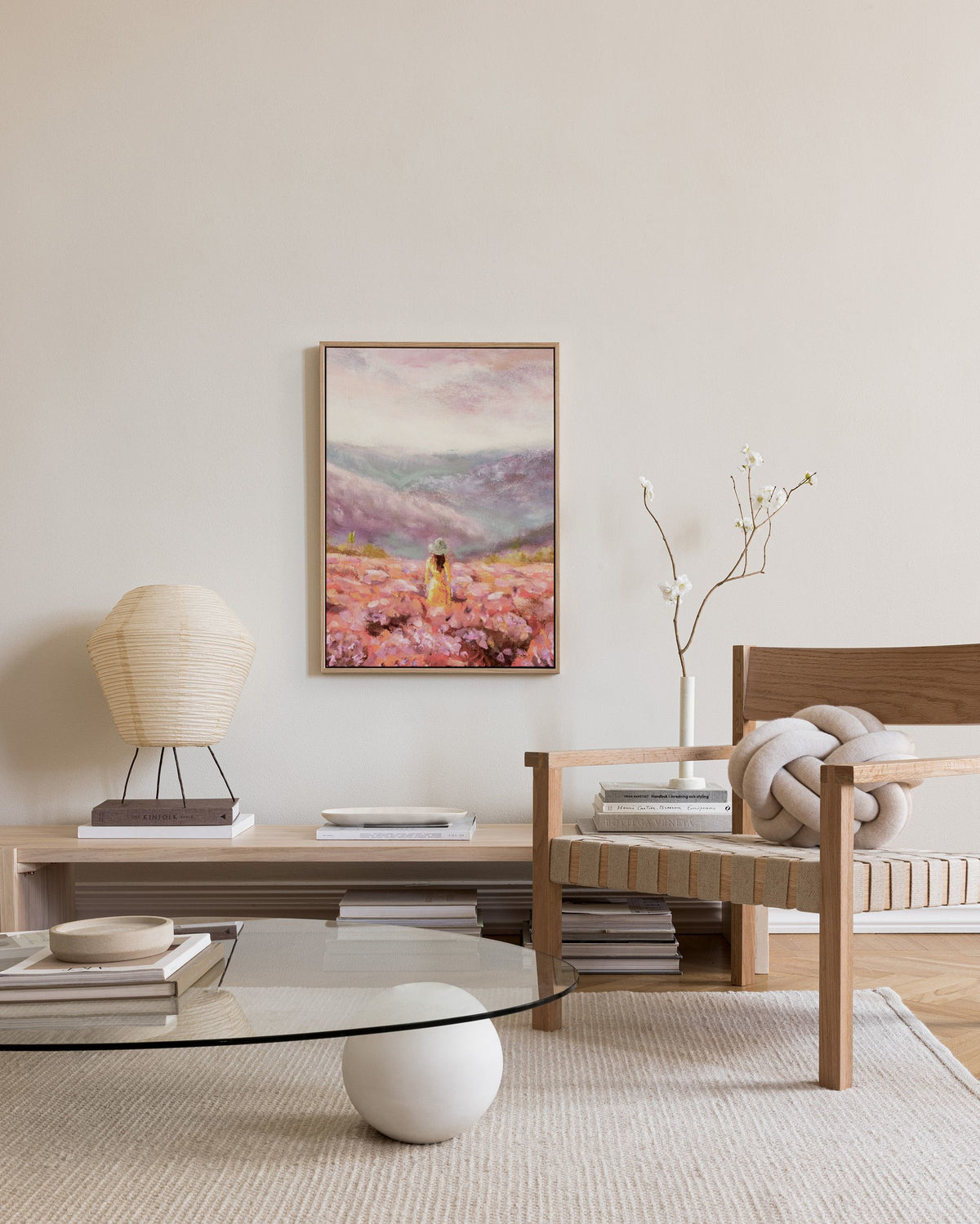 Champ De Fleurs Canvas print