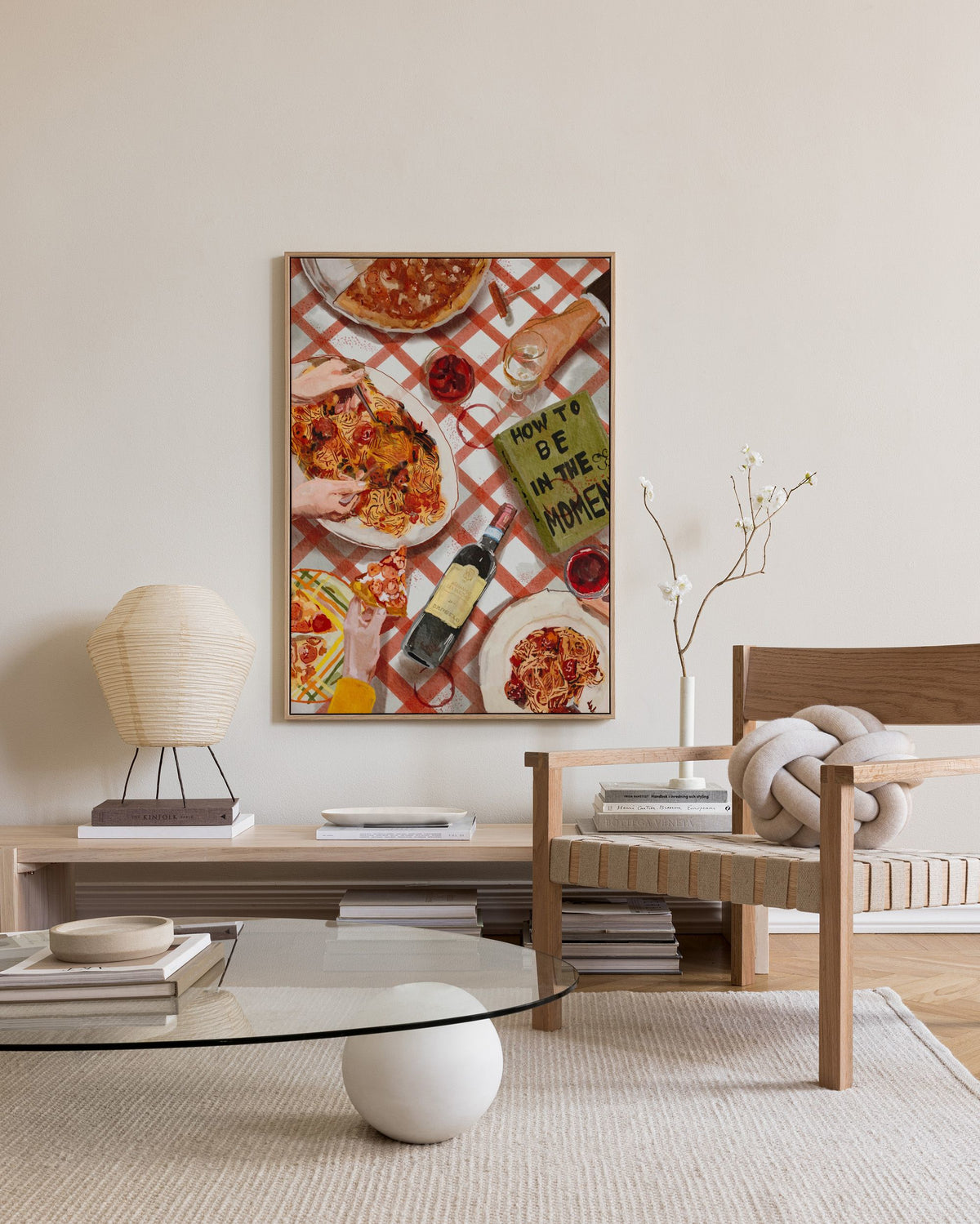 Ekaterina Zagorska - Pizza & Pasta Party Canvas print