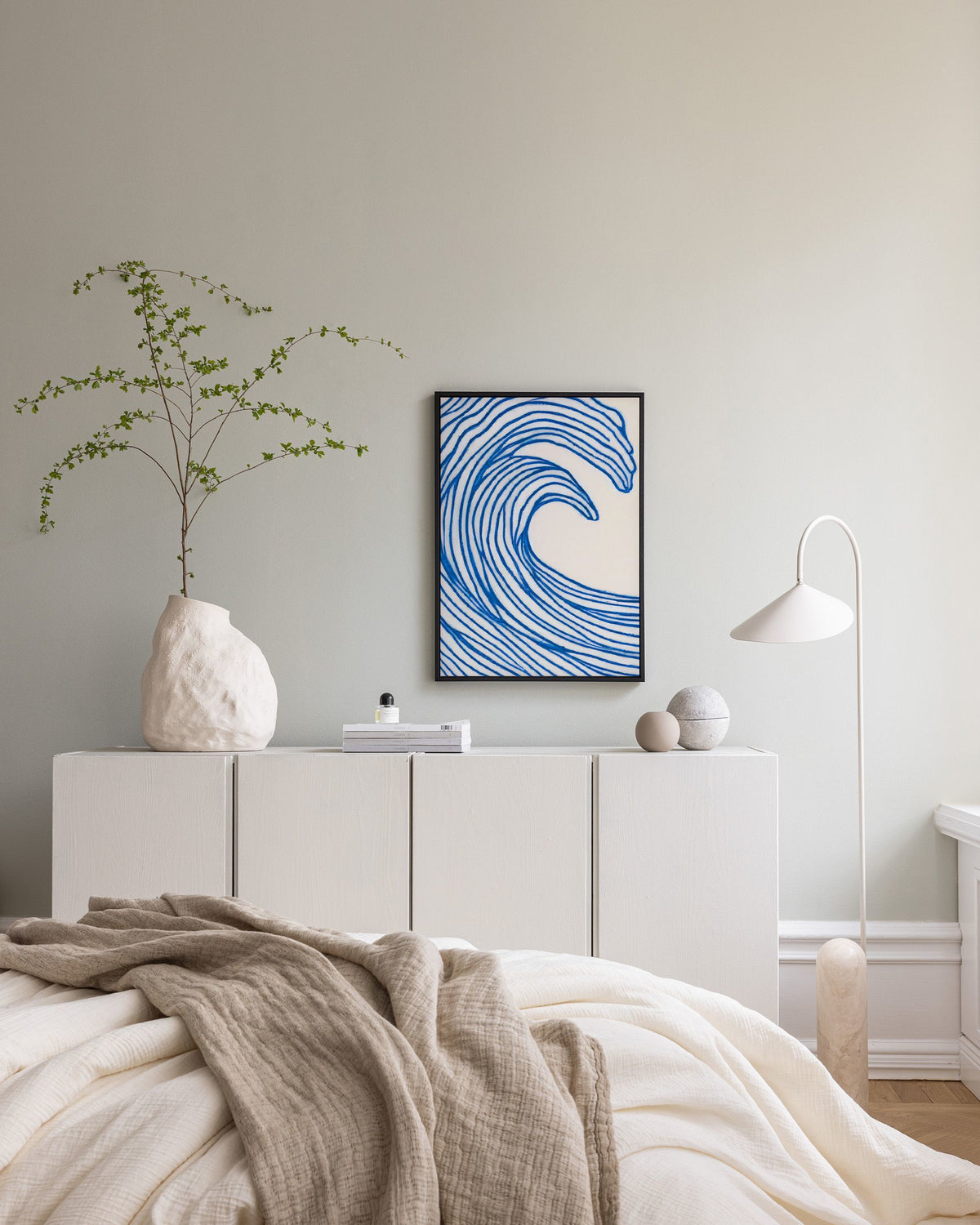 Merel Takken - Wavy Lines Canvas print