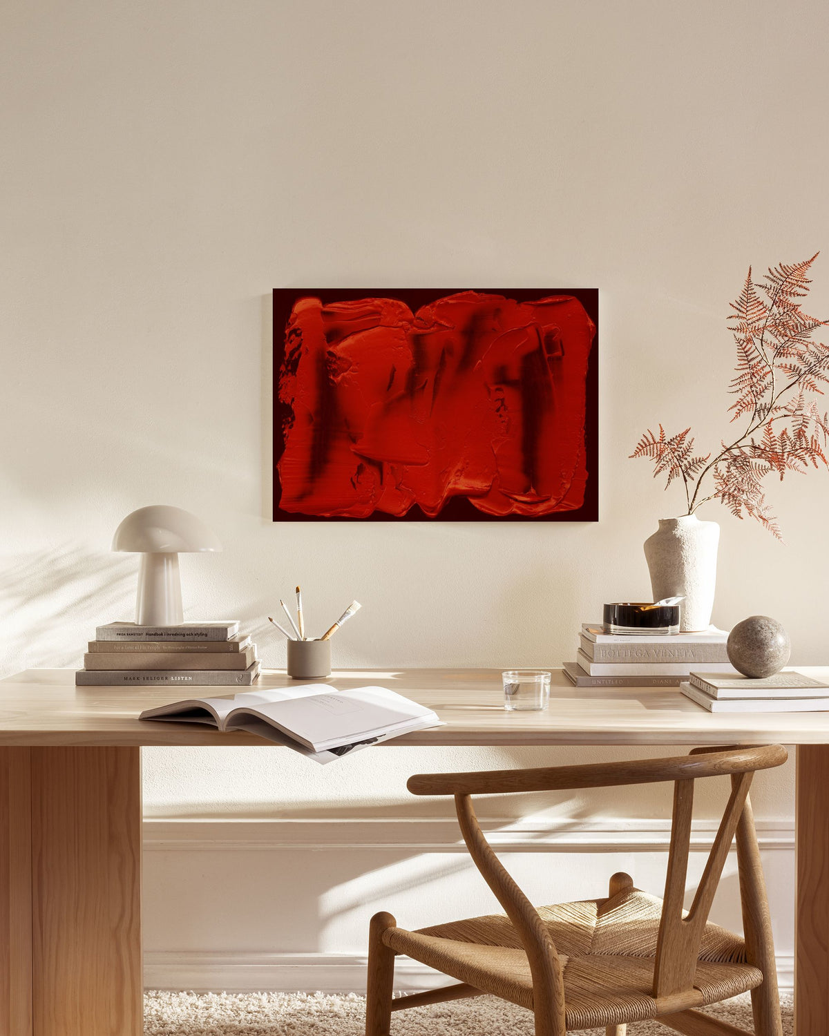 Body of Red Canvas print