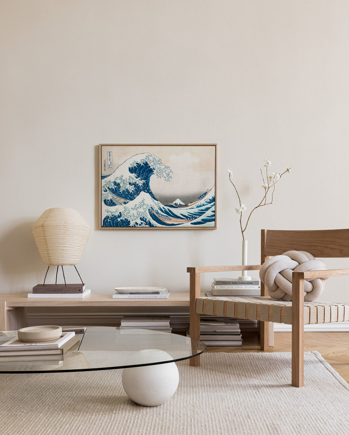 Hokusai - The Great Wave Landscape Canvas print