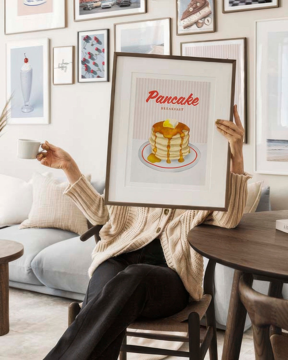 Diner Pancake Print