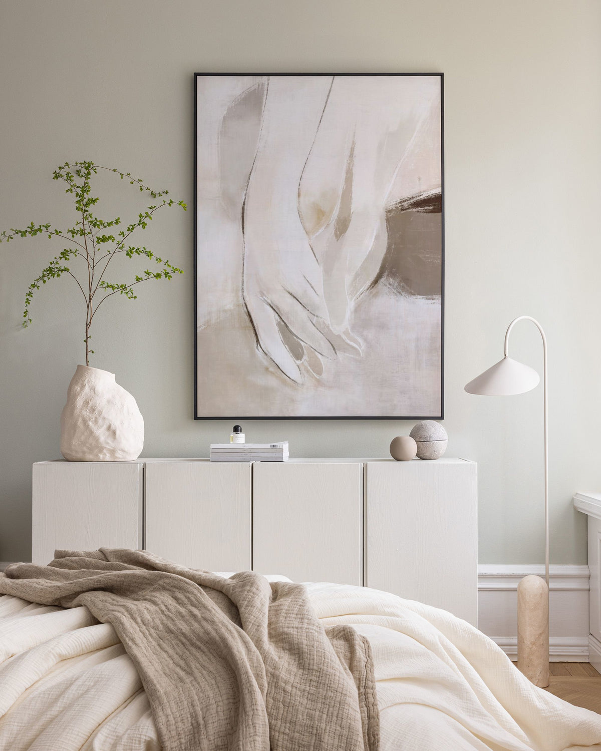 Soft Hands Canvas print
