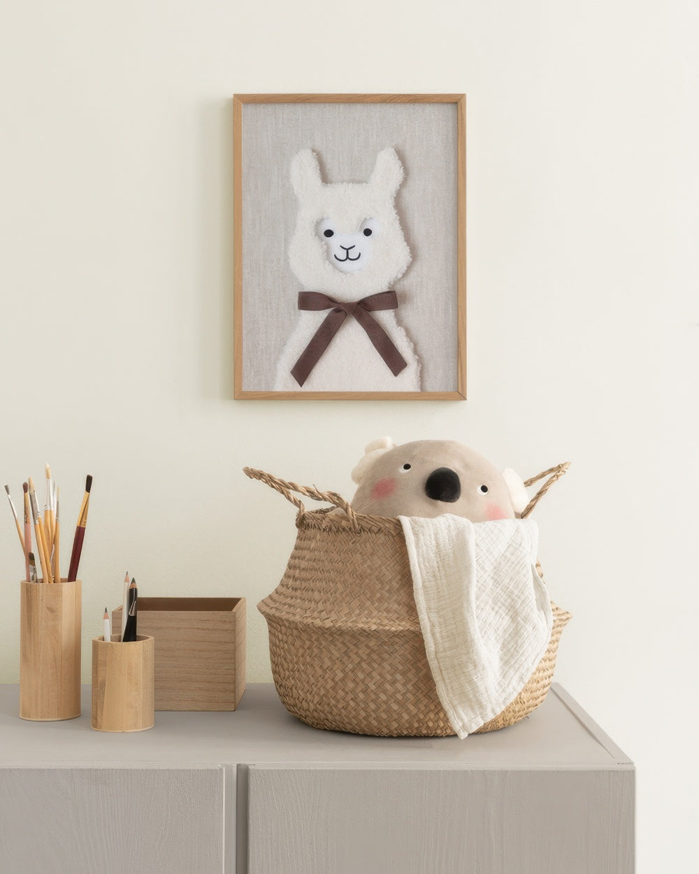 Furry Llama Print