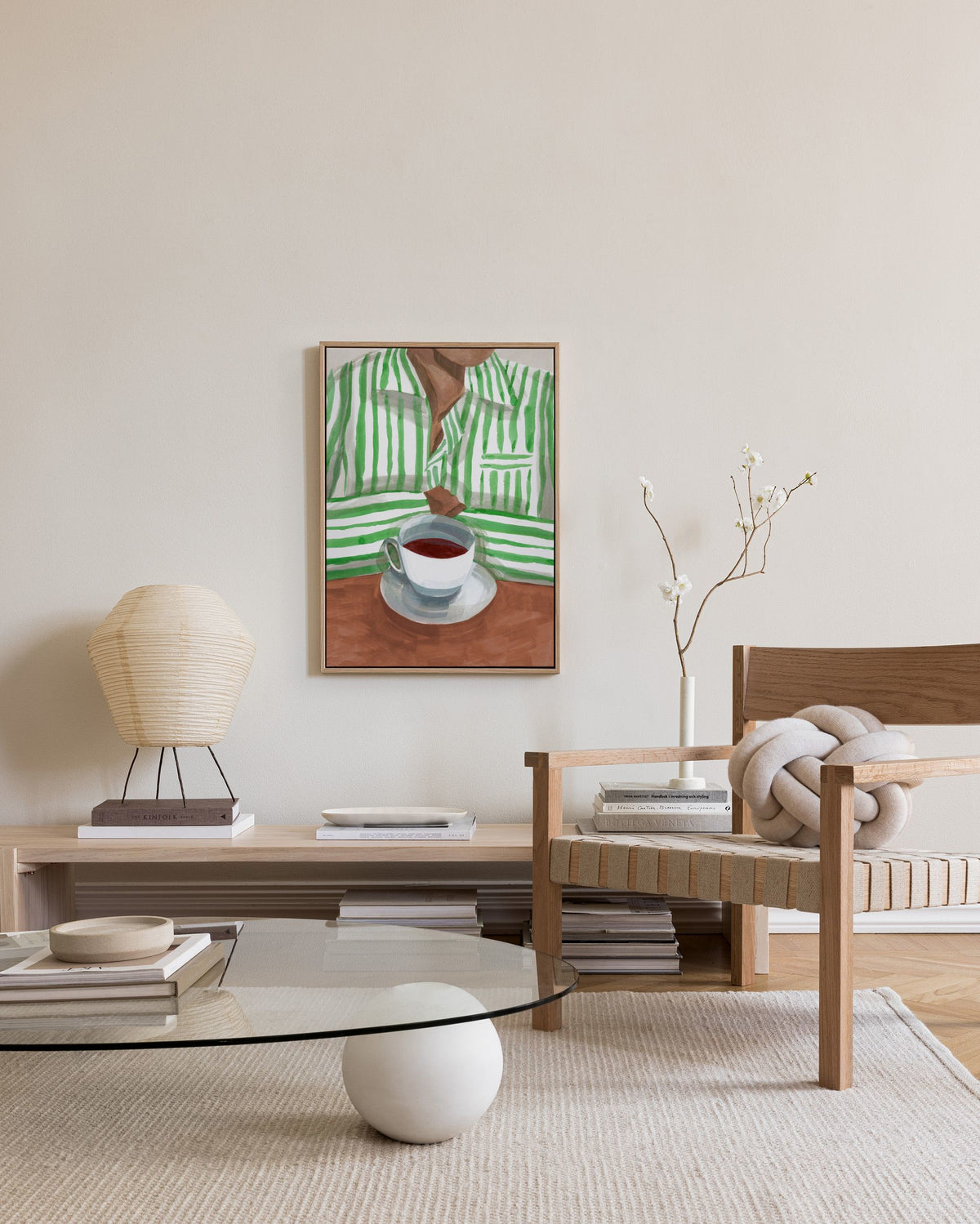 Laura Page - Coffee Morning Canvas print