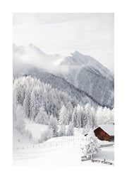 Snowy Landscape Print