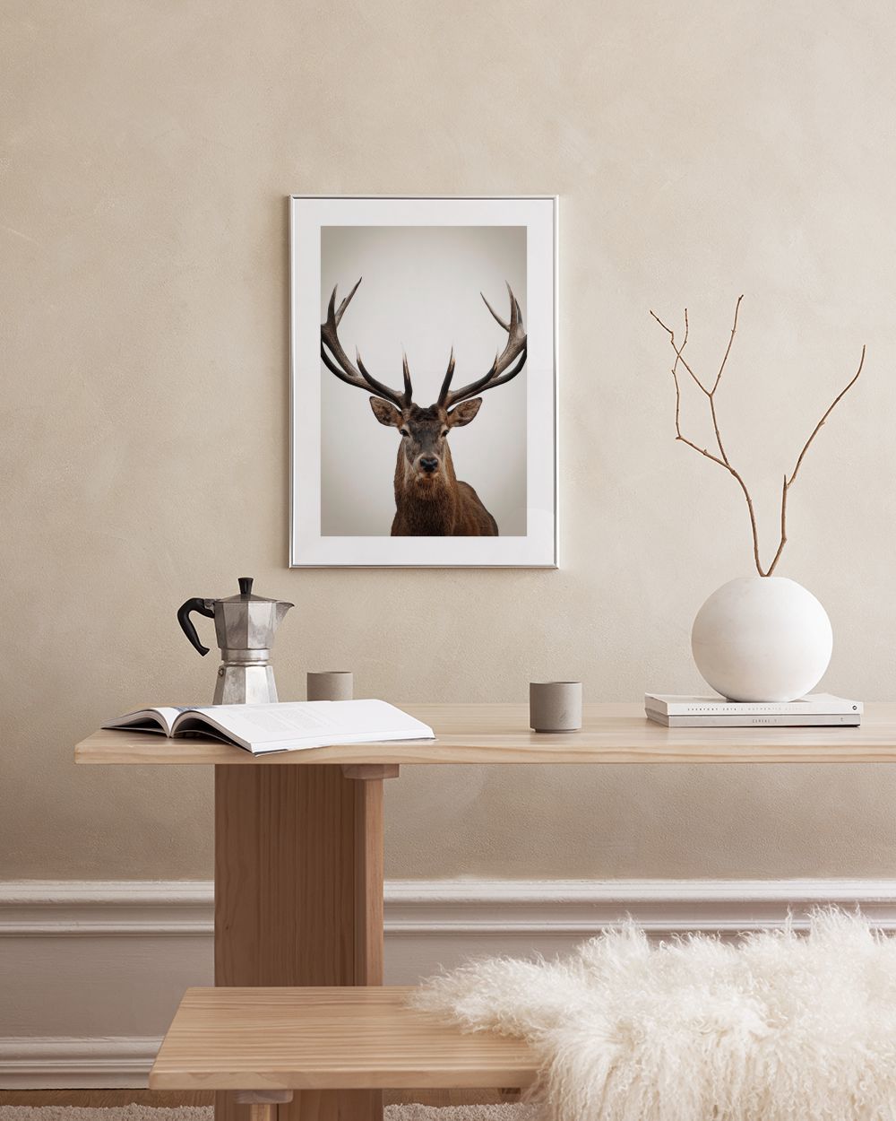 Winter Deer Print