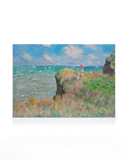 Monet - Cliff Walk at Pourville Canvas print