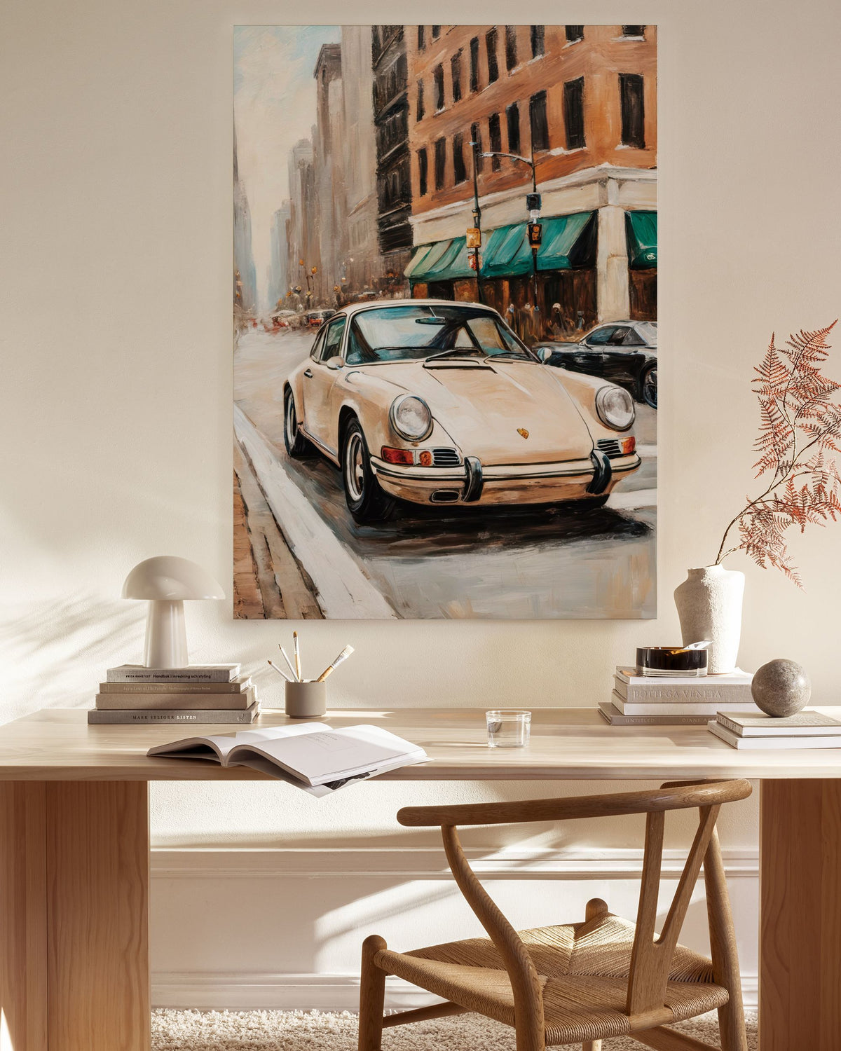 Beige Nostalgia Canvas print