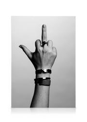 The Finger Canvas print