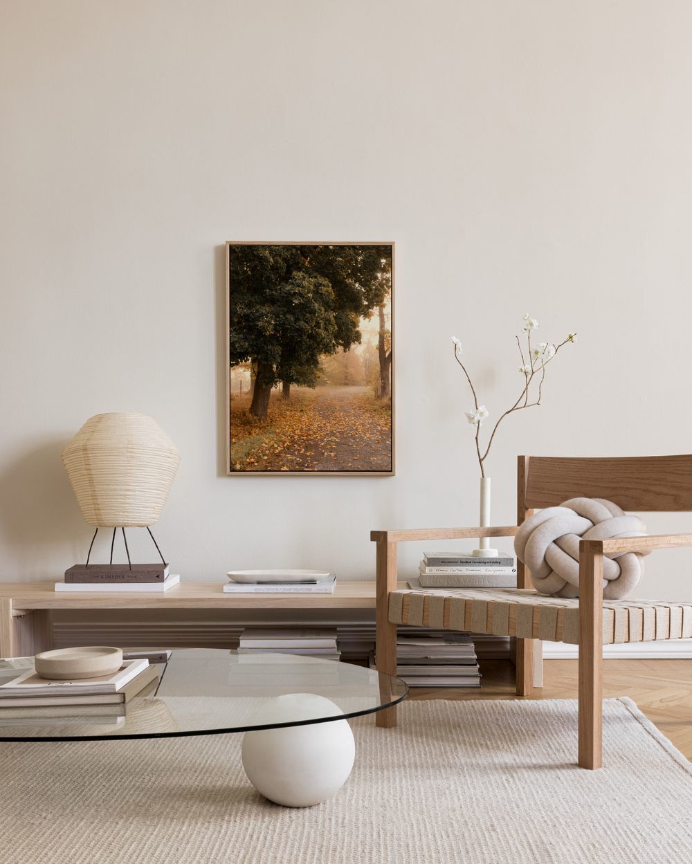 Autumn Stroll Canvas print