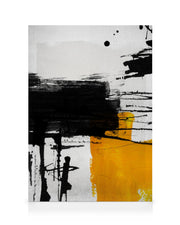 Yellow Abstract No2 Canvas print