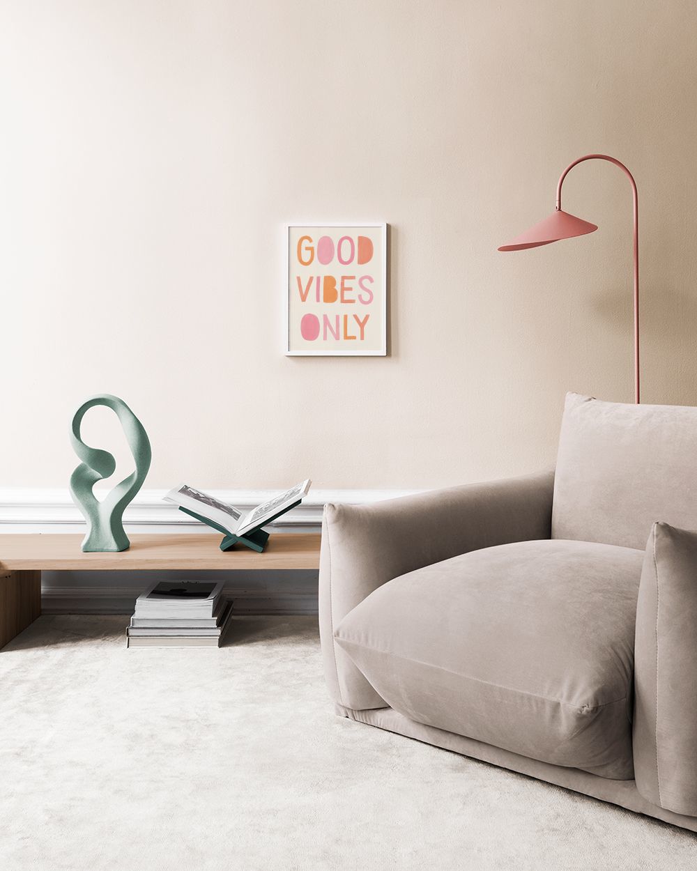 Good Vibes Typo Print