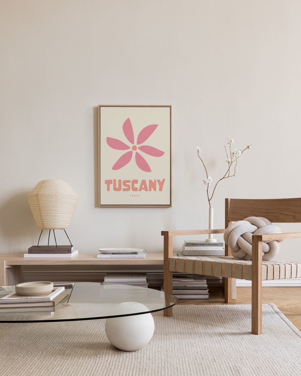 Graphic Tuscany Canvas print