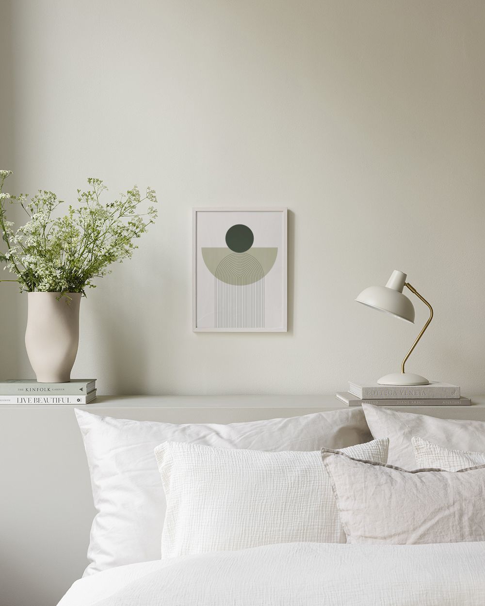 Geometry in Green Print