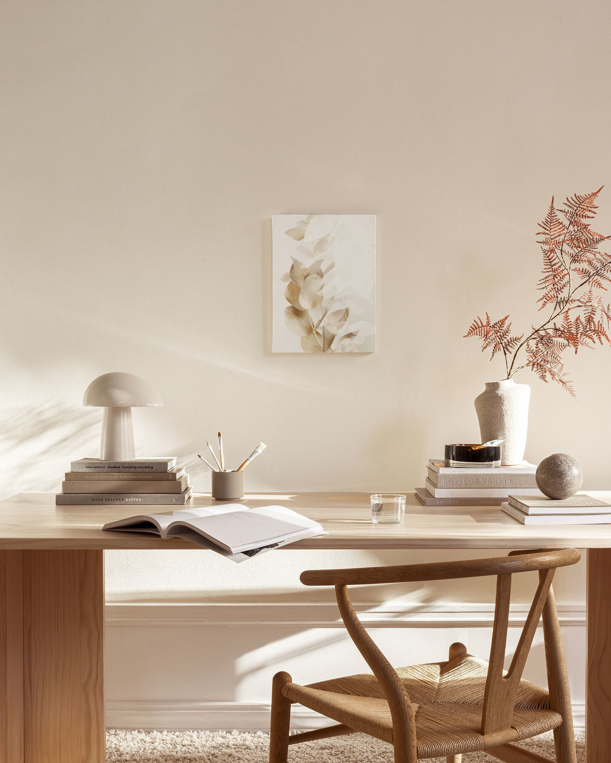 Golden Eucalyptus No2 Canvas print