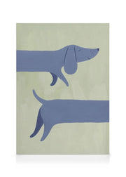 Double Dachshund Canvas print