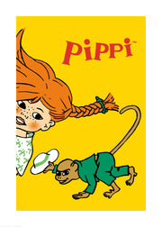 Pippi Longstocking and Mr Nilsson Print